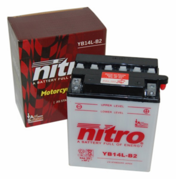 Battery yb14l-b2 14ah nitro