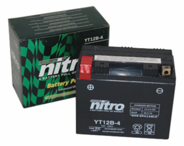 Battery yt12b-4 10ah nitro