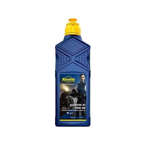 Lubricant oil 10W40 halve synth 4S scooter 1L bottle Putoline 70321