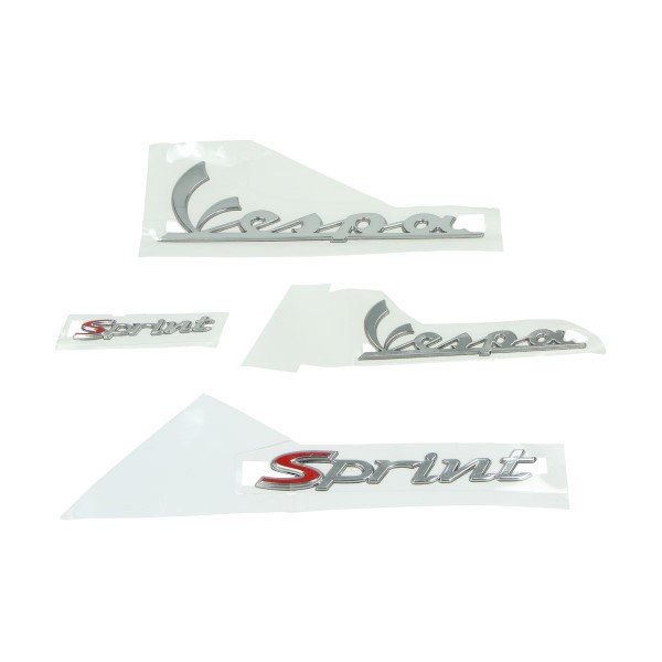 Sticker set Vespa Vespa Sprint chrome 4-delig