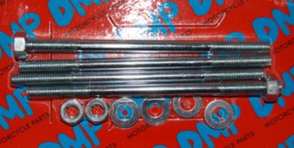 Tapeind Cilinder + moer fs1 Puch Maxi min vert puch m6x107mm DMP 4pcs
