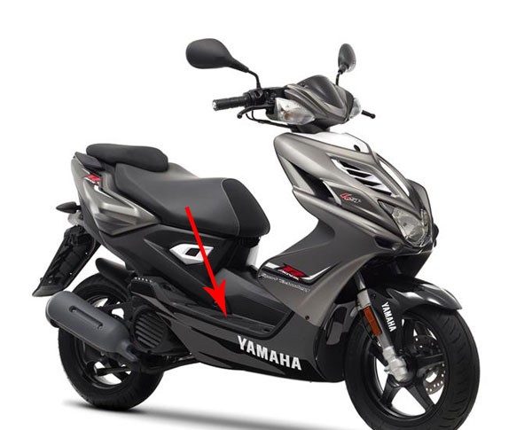 Trittbleche Yahama Yamaha Aerox von 2013 original