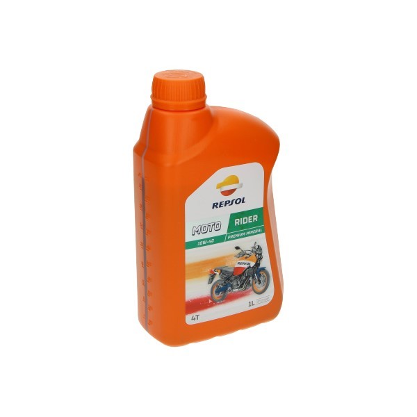 Lubricant oil 10W40 halve synth rider 1L bottle Repsol