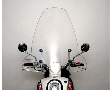 windshield faco sym mio 50-100cc including mounting