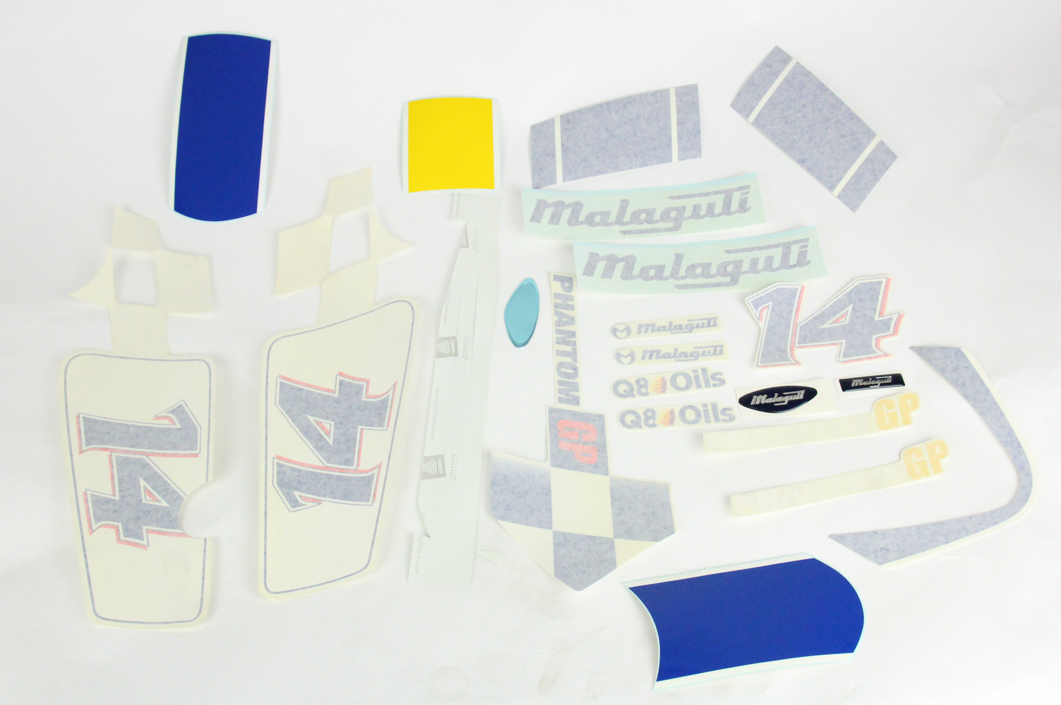 Stickerset Malaguti F12 RST Gp origineel 18140365
