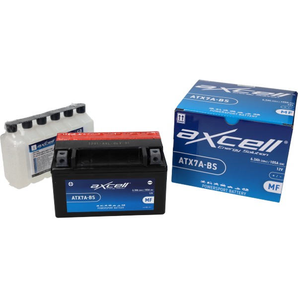 Batterie atx7a-bs ytx7a-bs China 4-Takt Sym 4-Takt 6amp axcell