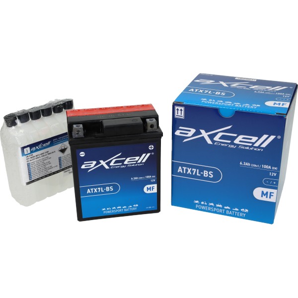 Battery atx7l-bs ytx7l-bs euro-4 5 libIGET Primavera Sprint Piaggio Zip 4-stroke 6amp axcell