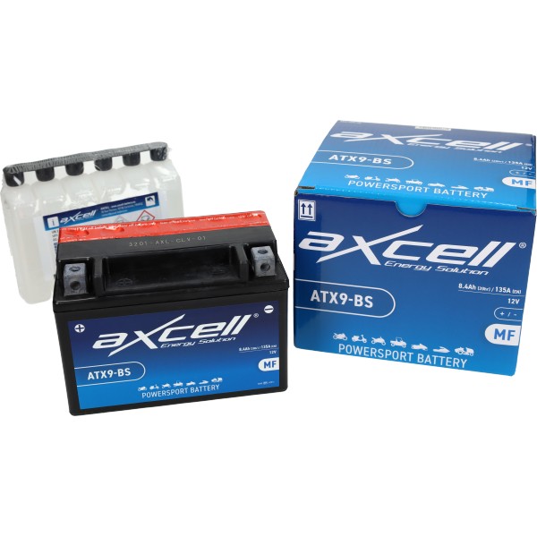 Accu atx9-bs ytx9-bs euro-2 Piaggio 8amp axcell