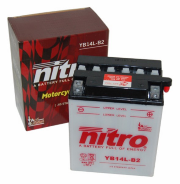 Batterie yb14l-b2 14ah Nitro