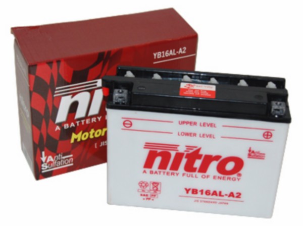 Battery yb16al-a2 16ah nitro