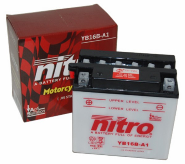 Battery yb16b-a1 16ah nitro