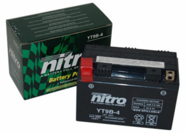 Battery yt9b-4 8ah nitro