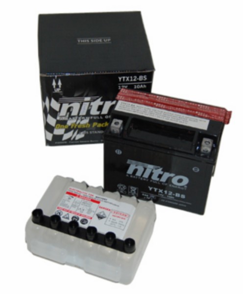 Battery ytx12-bs 10ah nitro