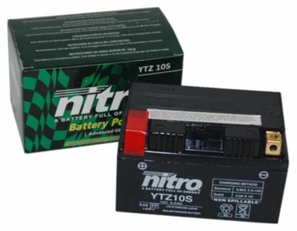 Battery ytz10s 8.6ah nitro