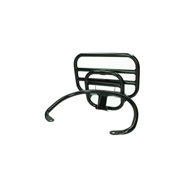 Heckträger zusammenklappbar (made in eu) Vespa GTS all Vespa GTS 125cc Vespa GTS 250cc Vespa GTS 300cc Schwarz glanz