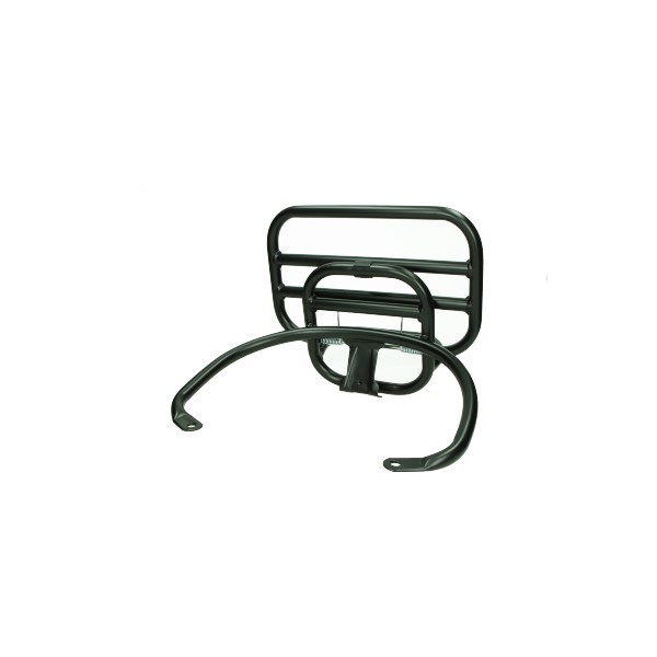 Heckträger zusammenklappbar (made in eu) Vespa GTS GTS 125cc Vespa GTS 250cc Vespa GTS 300cc Schwarz matt