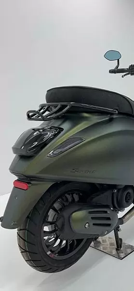 Achterdrager sport + oppakbeugel (made in eu) Evo Primavera Sprint zwart mat