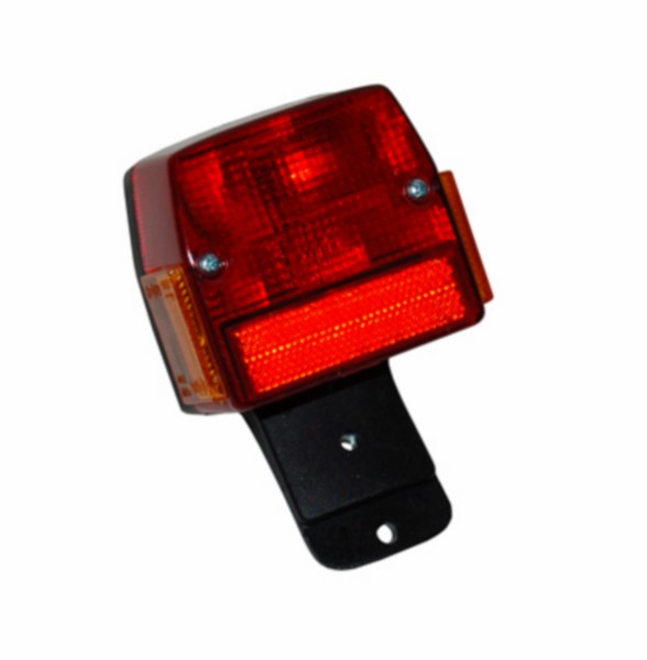 Rear light big macho Puch Maxi black