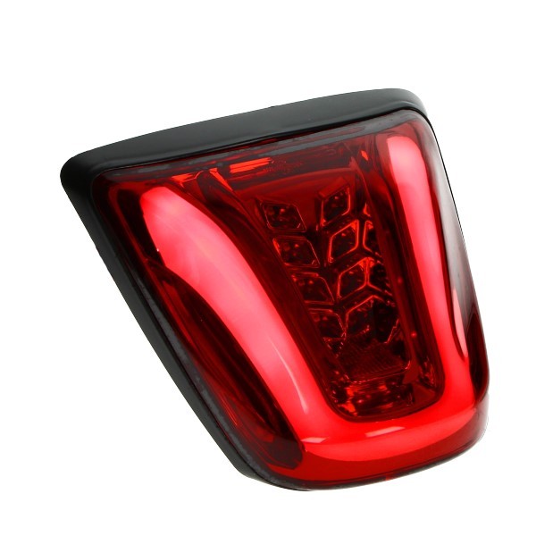 Rear light led E-keur rim black matt red glas Primavera Sprint DMP