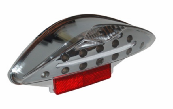 Achterlicht led Yamaha Aerox chroom DMP  op=op