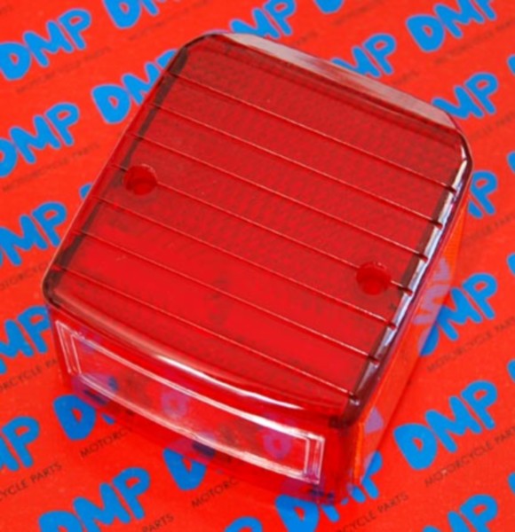 Rear light glass pearly Tomos red DMP