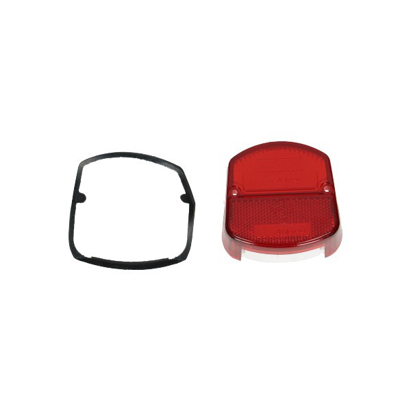 Rear light glass + rubber varkenssnuit Zundapp old type model 517