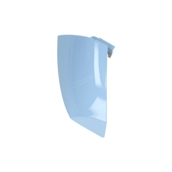 Cover plate duo-footrest Vespa Primavera blue 279 a on the right Piaggio original 67362700t8