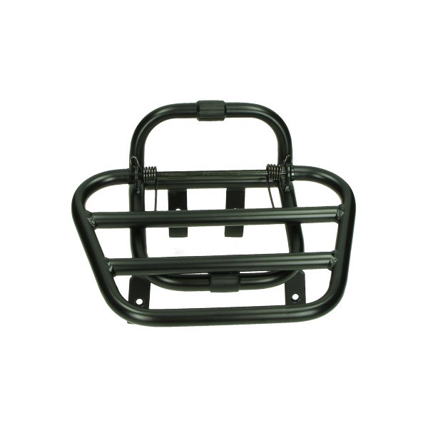 Luggage carrier foldable front side Agm Goccia black shine