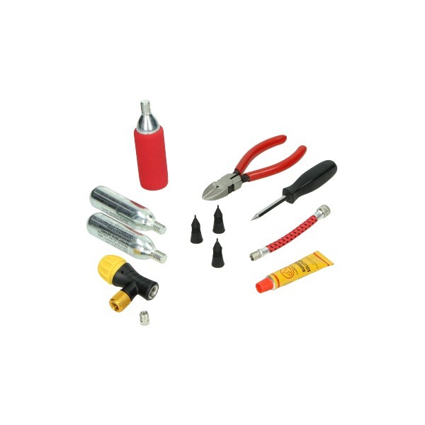 Tyre repair set Tubeless + cartidges DMP