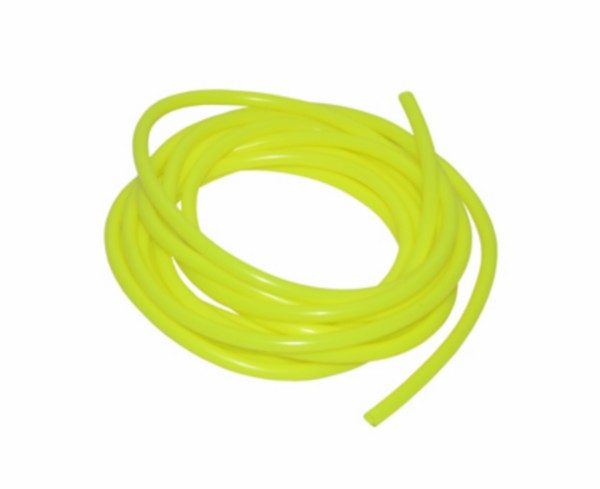 Fuel hose 5x8mm yellow fluor a-quality by roll 5m