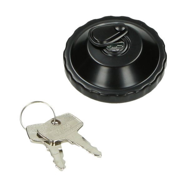 Cap fuel tank + slot Honda Camino Puch Maxi puch tomos black DMP