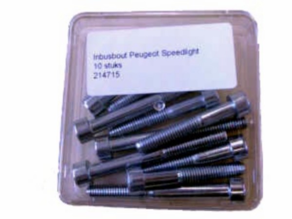 Bolt set carter inbus Speedfight Peugeot Vivacity left 10pcs