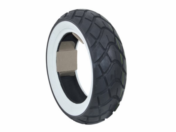 Tire + White sides all weather 120/70x10 Cst cm519