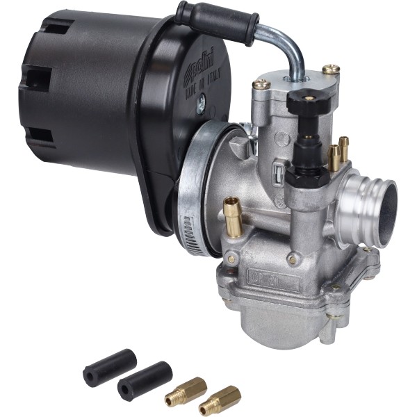 Vergaser-Kit Polini + Ansaugstutzen 21mm passt auf Vespa Ciao citta, Si, Moped Vespa 201.2106