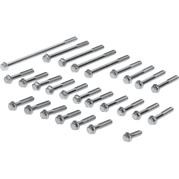 Carter bolt set MT MTX chrome 27pcs