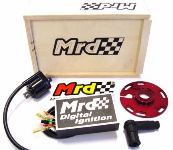 Cdi-unit ignition digital + ignition coil + spark plug Cap + ground plate Metra Mrd minus am6