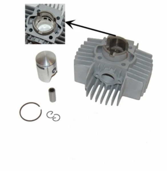 Zylinder 6-Poort Maxi/Puch  38Mm 50Cc DMP