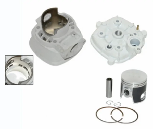 Cylinder + cylinder head big bore Piaggio LC 50mm kaisoku