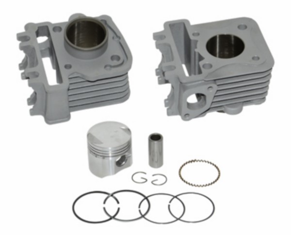 Cylinder + piston alu-nik 50cc Piaggio 4S-2V 39mm DMP