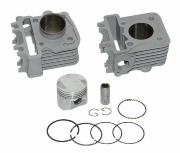 Cylinder + piston alu-nik 60cc Piaggio 4S-2V 42mm DMP