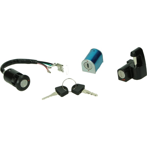 Ignition lock set new type +stuur And helmslot MT 3-delig