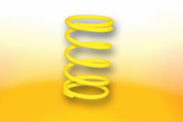 Compression spring yellow Malossi Peugeot Piaggio Kymco 4.1