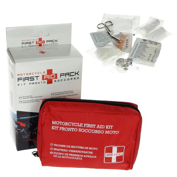 First Aid pack motorcycle DIN13167