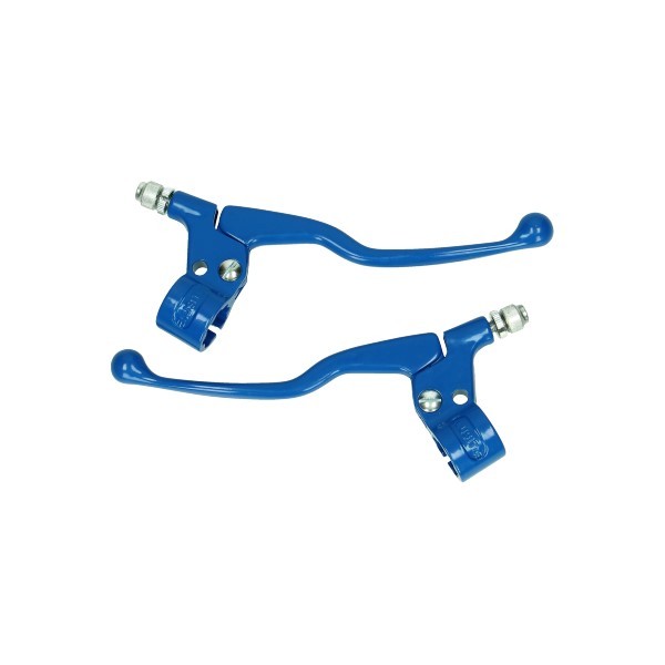 Handle set long (made in eu) Honda Camino Puch Maxi universal blue Lusito