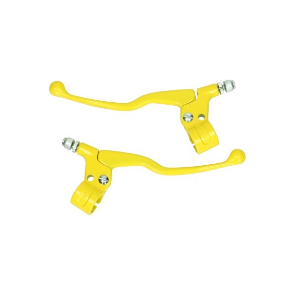 Handle set long (made in eu) Honda Camino Puch Maxi universal yellow Lusito