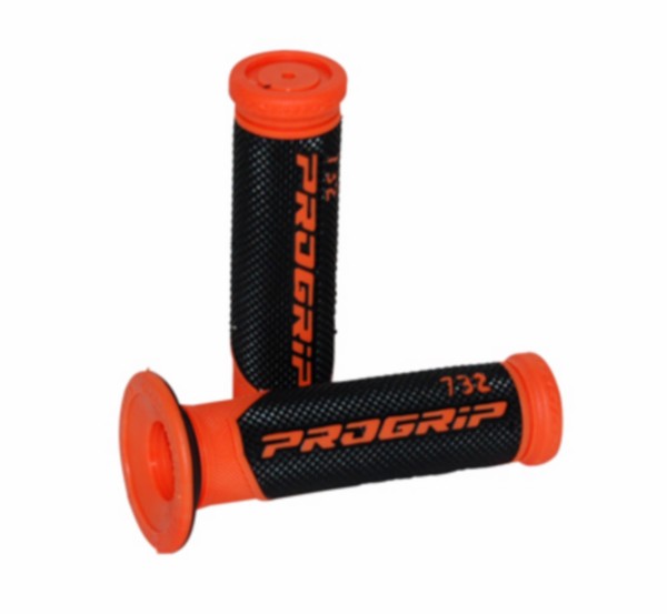 Grip set Progrip black / orange model 732 scooter