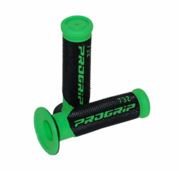 Handvatset scooter zwart/groen progrip 732