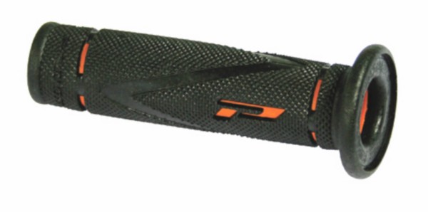 Grip set scooter zwart/oranje progrip 838