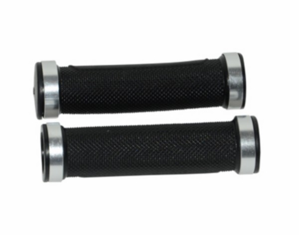 Grip set zwart/chroom DMP