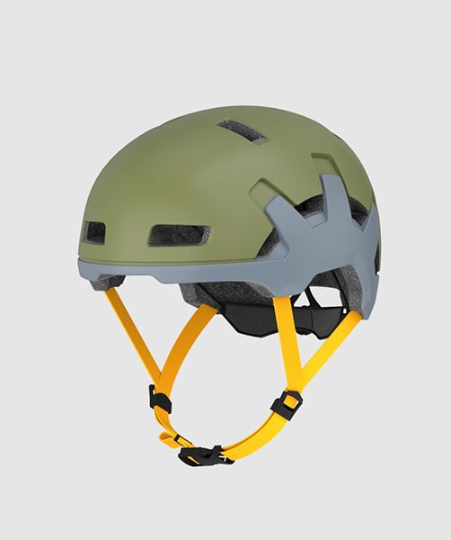 Helm pedelec snorfiets GelMotion NTA-8776 Marke S 53-56 matt grün grau Lem Fokus